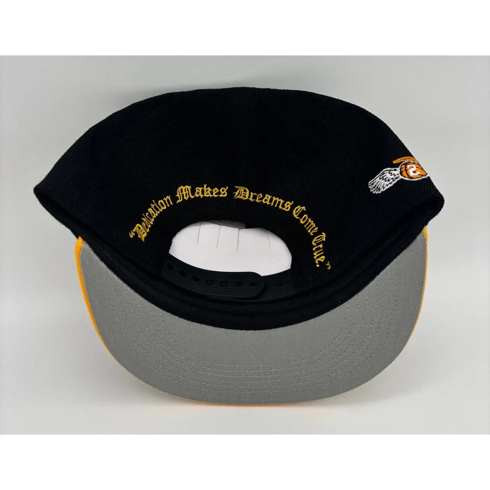 Headgear Classics Los Angeles Dedication Youth Snapback Hat Black Yellow HGC140